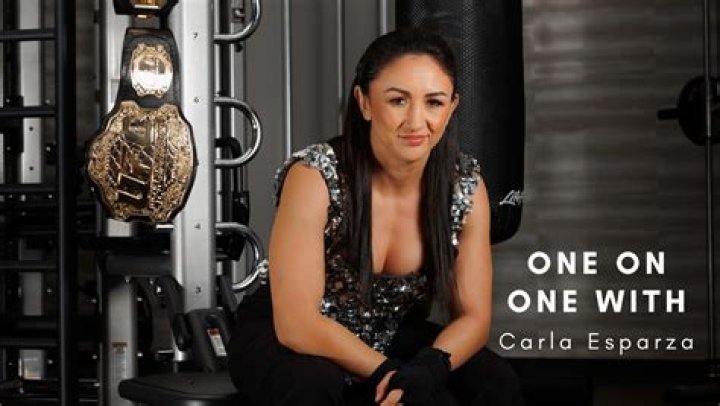Carla Esparza is planning to get married a week after her UFC fight on May 7, 2022