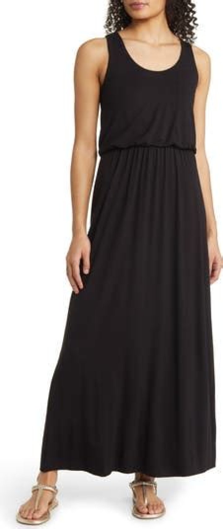 caslonr caslon(r) Sleeveless Jersey Maxi Dress in Black at Nordstrom, Size Xx-Small
