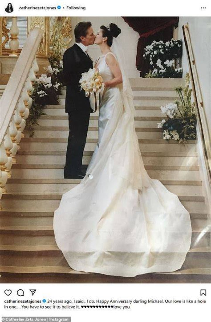 Catherine and Michael married in 2000