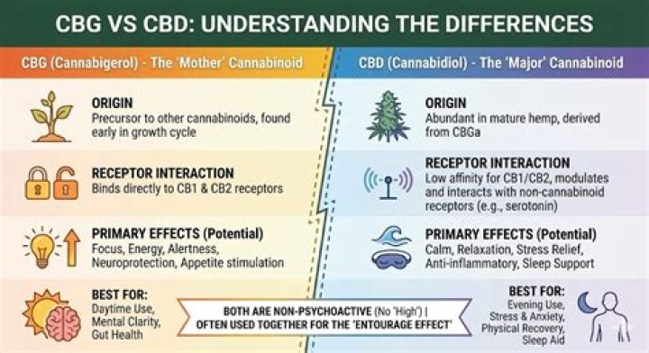 CBG vs. CBD: Differences, Uses, and Top Products