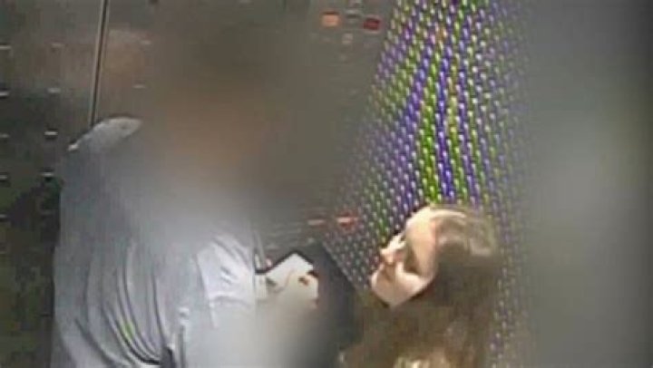  CCTV shows Grace with the 27-year-old man who is accused of murdering her