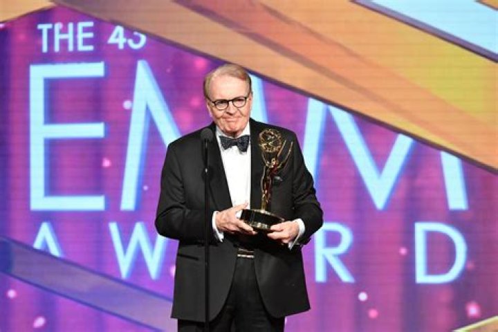 Charles Osgood speaks after receiving the Emmy for Outstanding Morning Program at the 43rd Annual Daytime Emmy Awards on May 1, 2016, in Los Angeles, California
