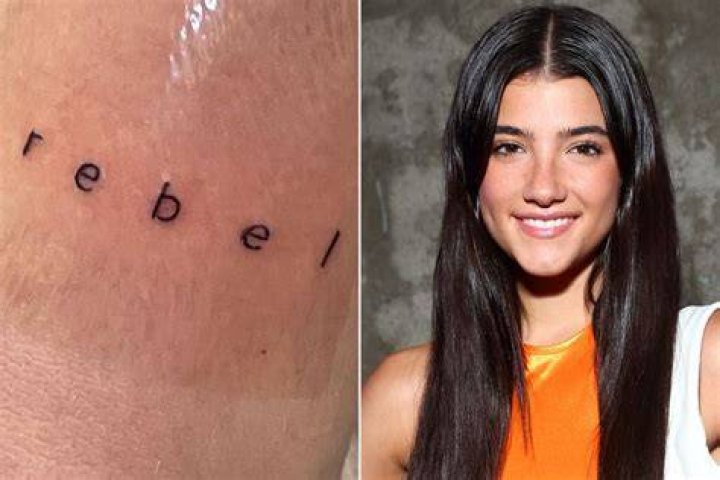 Charli shared she got a small heart this week that looks just like the heart on Landon's hand