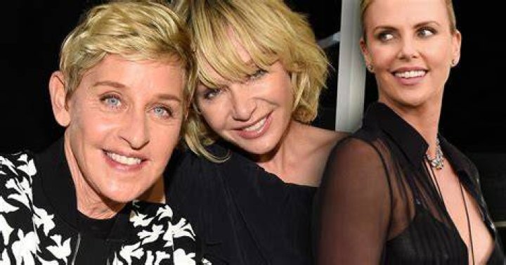 Charlize Theron and Ellen DeGeneres