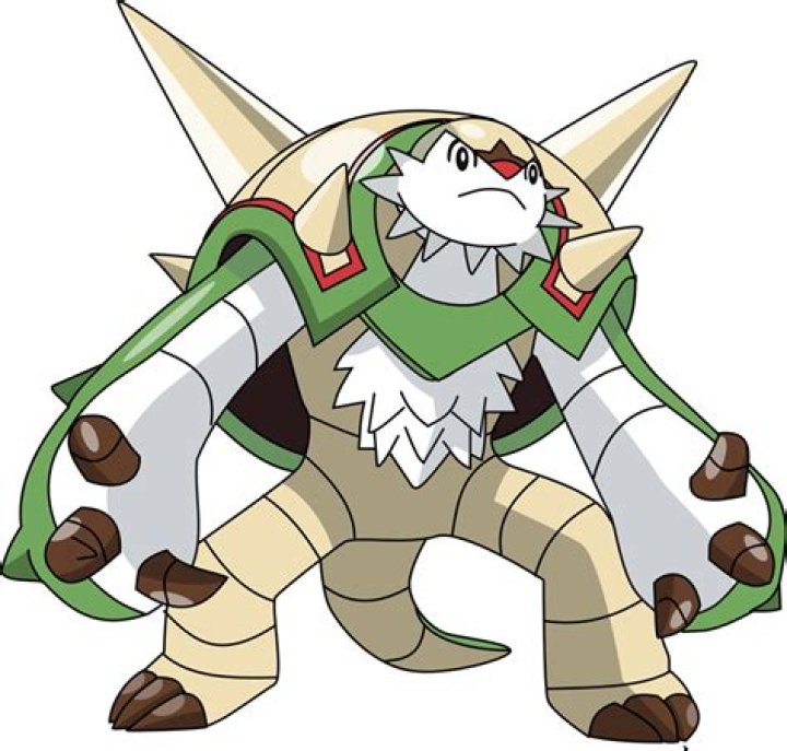 Chesnaught has incredibly high defense.