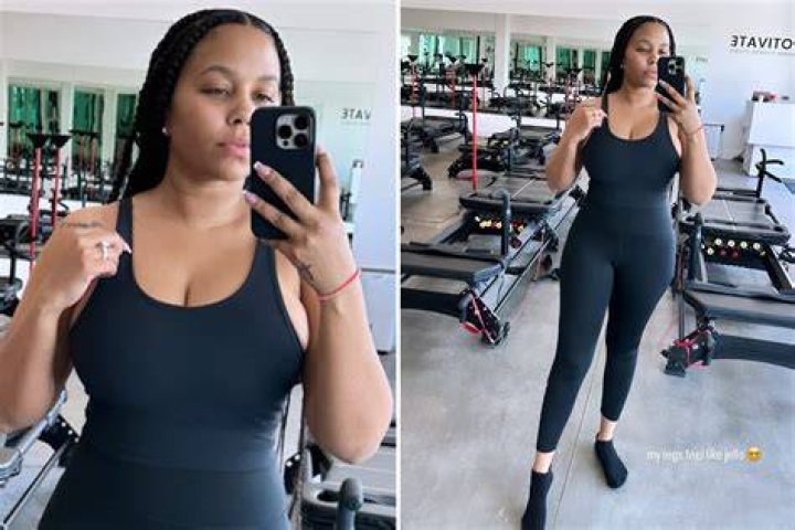 Cheyenne Floyd showed off her bare butt in a see-through catsuit for her reception