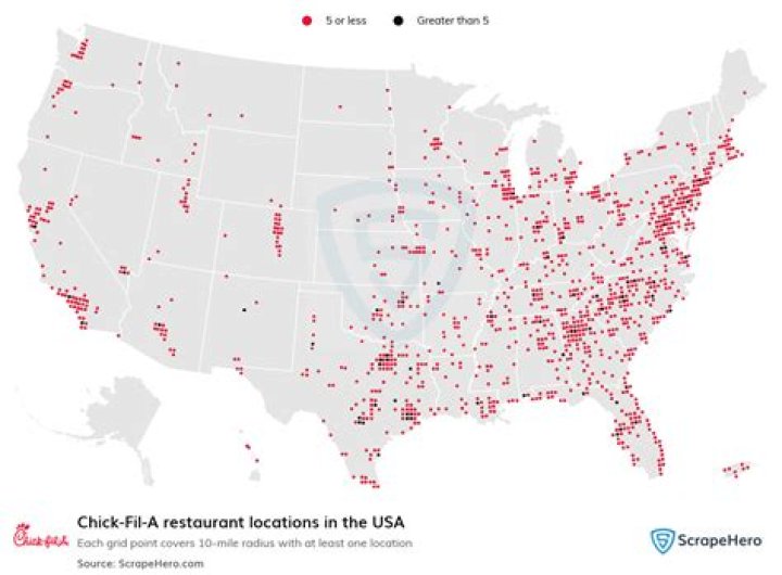 Chick-fil-A locations across the United States will be closed on Thanksgiving Day