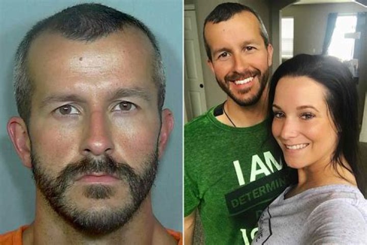 Chris and his wife Shannan Watts before her death