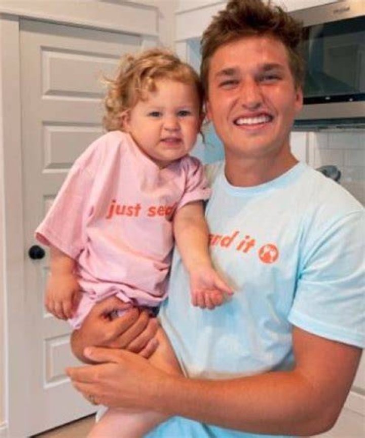 Chris Rooney with Marleigh the 'Yeet Baby'