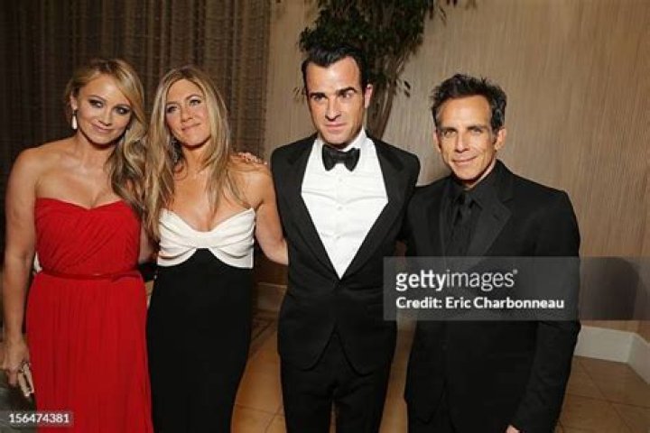 Christine Taylor, Jennifer Aniston, Justin Theroux, Ben Stiller