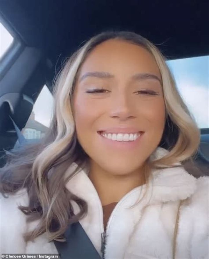Christine told her fans she and David were on their way to take their engagement photos