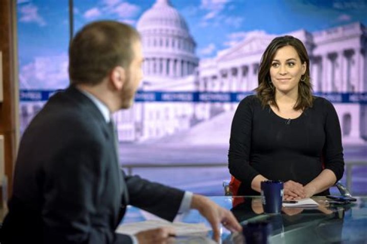 Chuck Todd sits with reporter Hallie Jackson