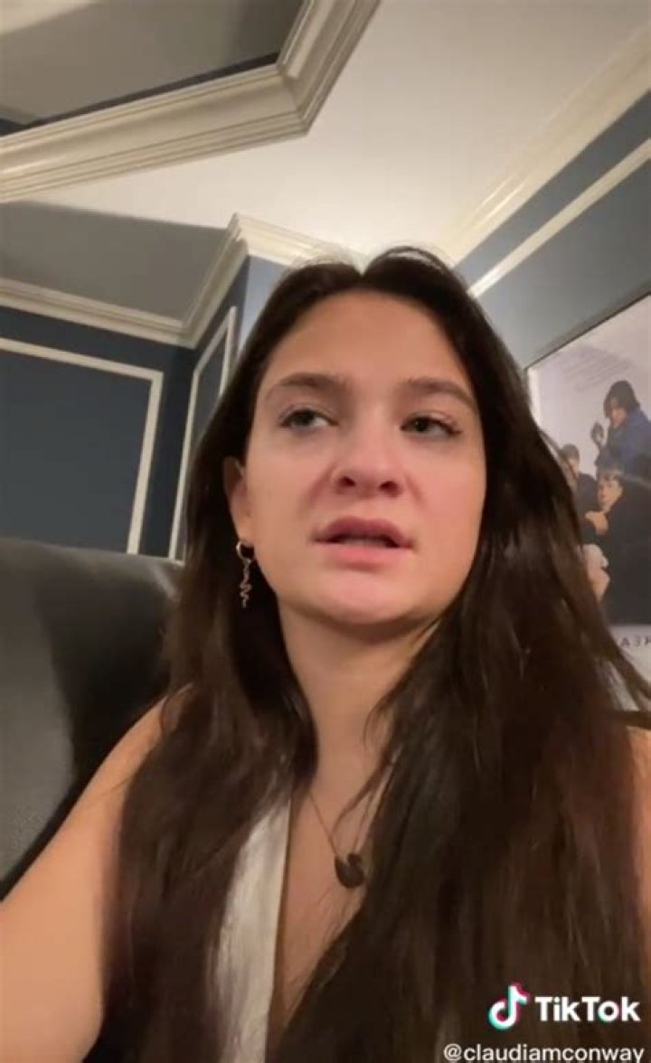 Claudia released another TikTok video on Tuesday