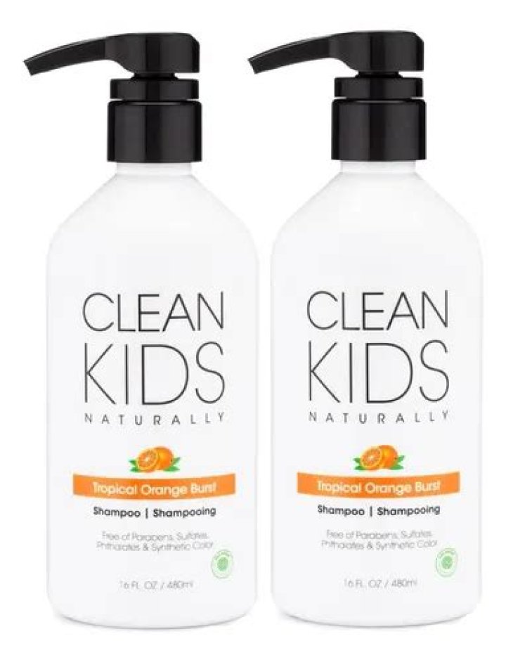 Clean Kids Naturally Tropical Orange Burst Shampoo