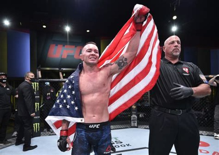 Colby Covington after beating Tyron Woodley 