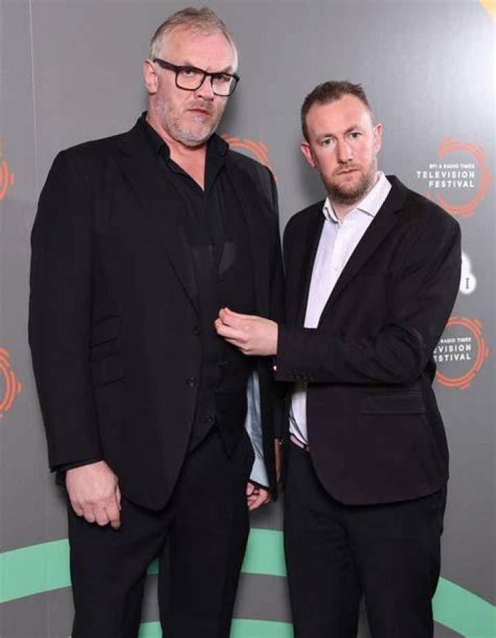 Comedian Greg Davies, and fellow star of The Inbetweeners, wore a facemask to the event