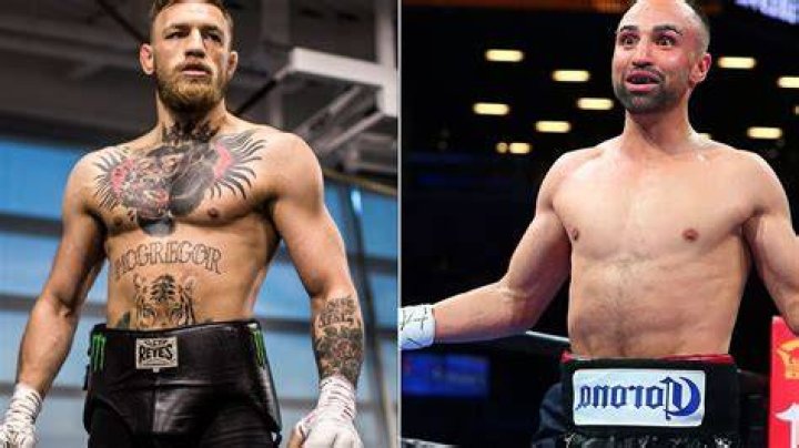 Conor McGregor and Paulie Malignaggi sparred in 2017