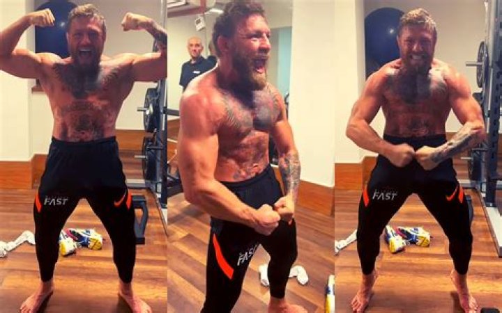 Conor McGregor posted the bizarre video on Instagram