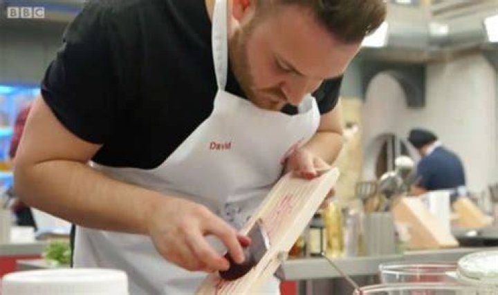 Contestant David looked disgusted and champ Cris Pannullo just laughed