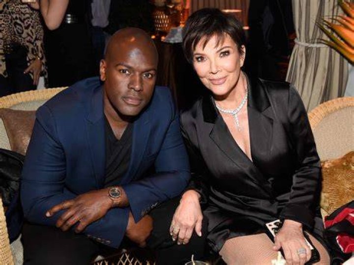 Corey Gamble and Kris Jenner attend the 'American Woman' premiere party at Chateau Marmont on May 31, 2018.