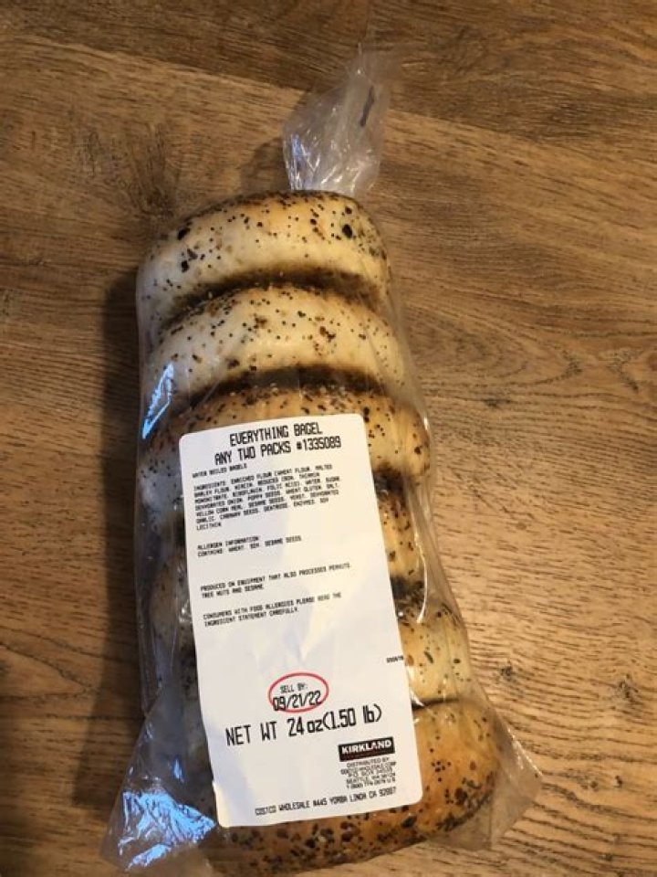 Costco bagels must be purchased by the dozen