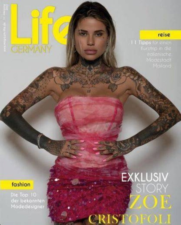 Cristofoli runs her own tattoo studio