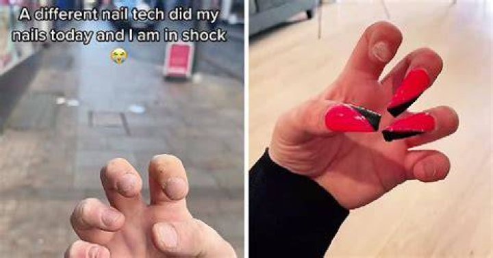 Critics said the nails looked 'ugly'
