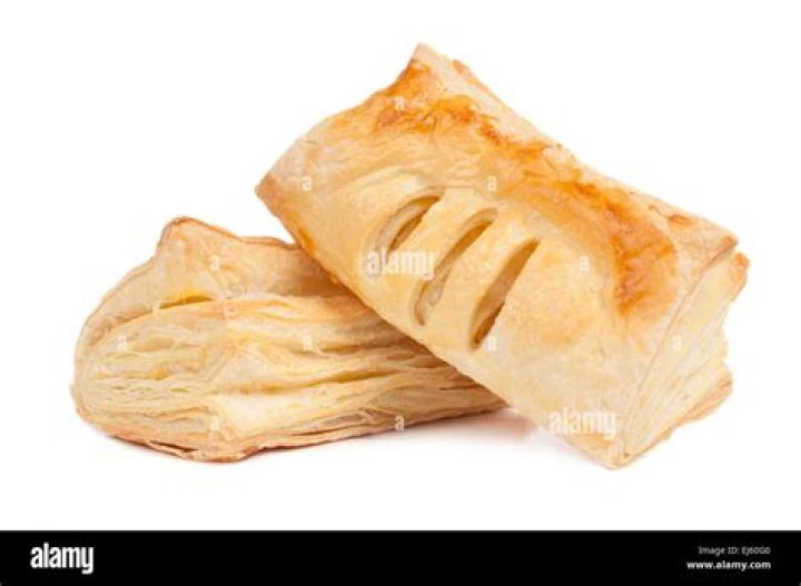 Cut two pieces of puff pastry - 108mm x 94mm in size if you are looking to replicate the bake properly