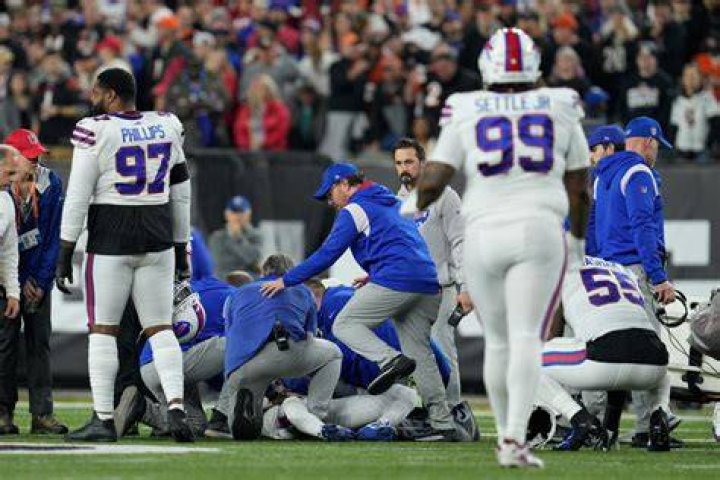 Damar Hamlin collapsed while playing for the Buffalo Bills on January 2, 2023
