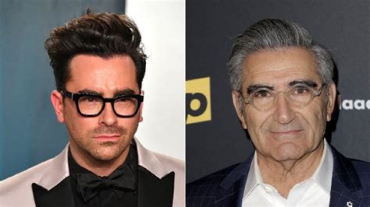 Dan Levy with his father Eugene
