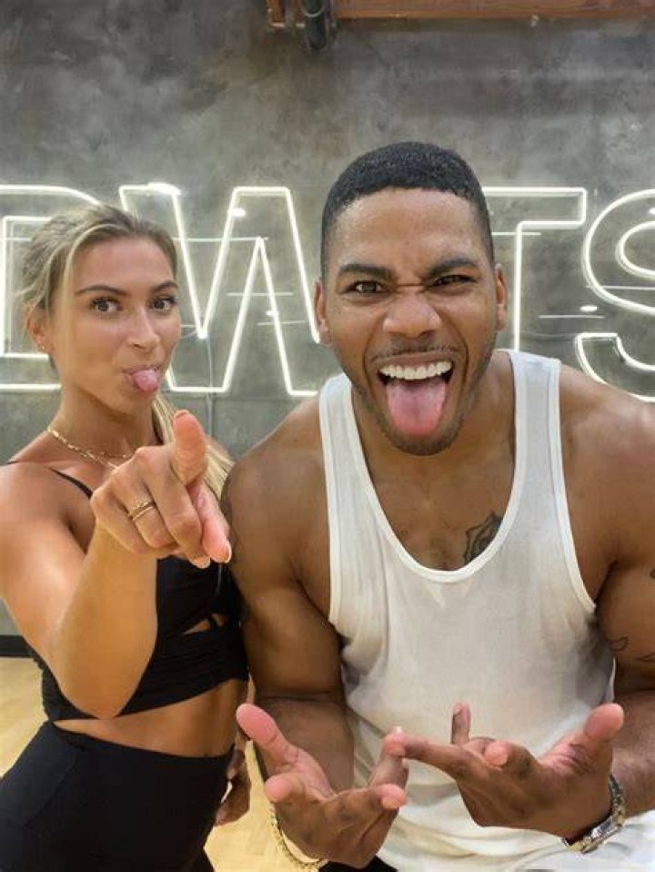 Daniella Karagach and Nelly on Dancing With the Stars Nelly Reveals How Much Weight He Has Lost on Dancing With the Stars