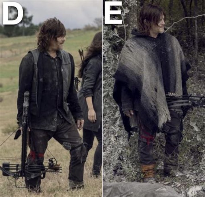 Daryl was slashed across the forehead and stabbed in the leg