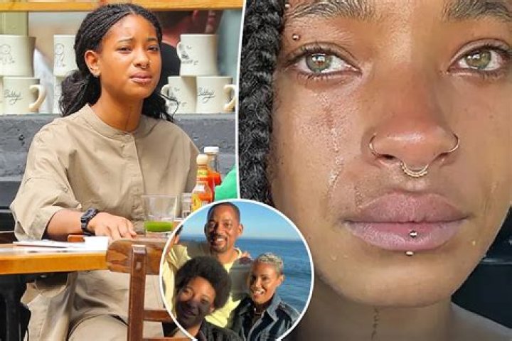 Daughter Willow Smith broke down as her father spoke about his life