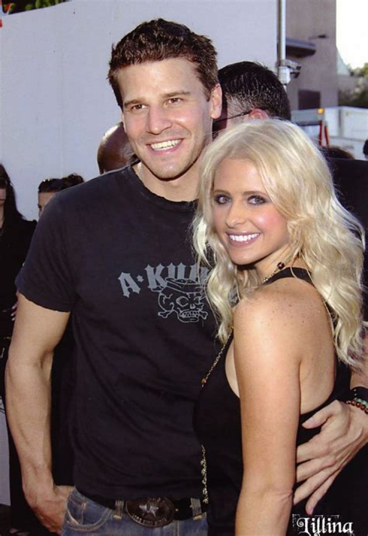 David Boreanaz and Sarah Michelle Gellar