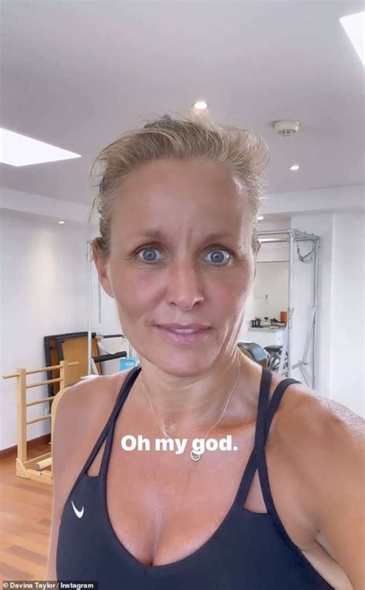 Davinia admitted she was "mortified" after realising her mistake