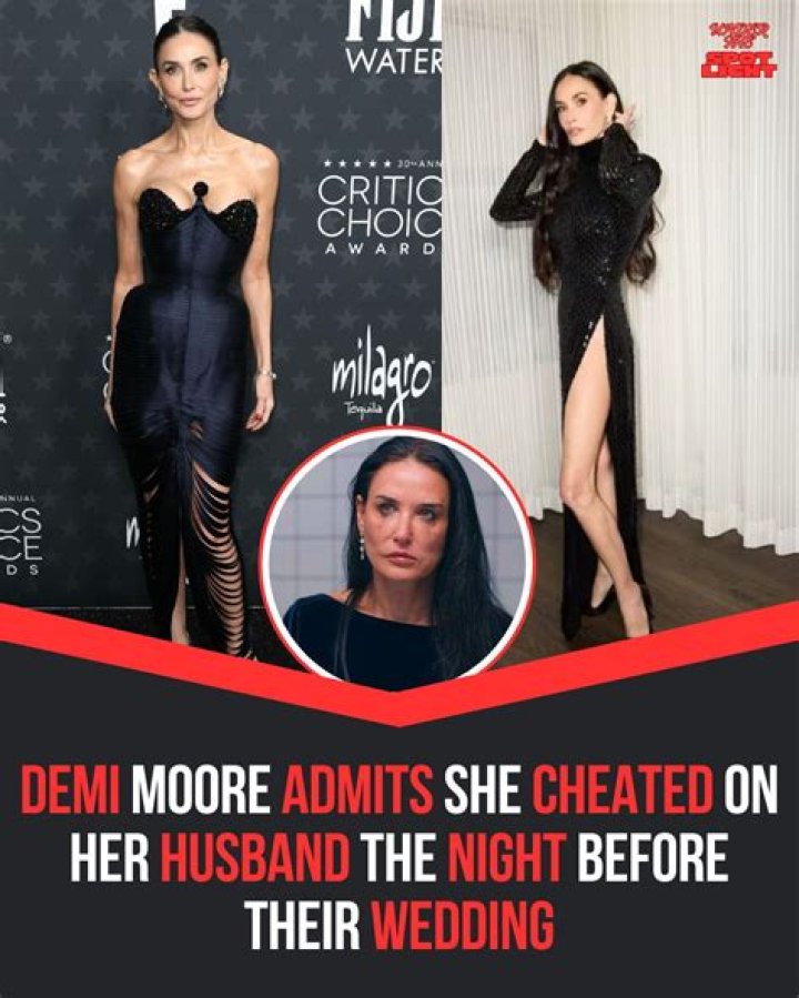 Demi Moore shared a revealing selfie from Paris Fashion Week