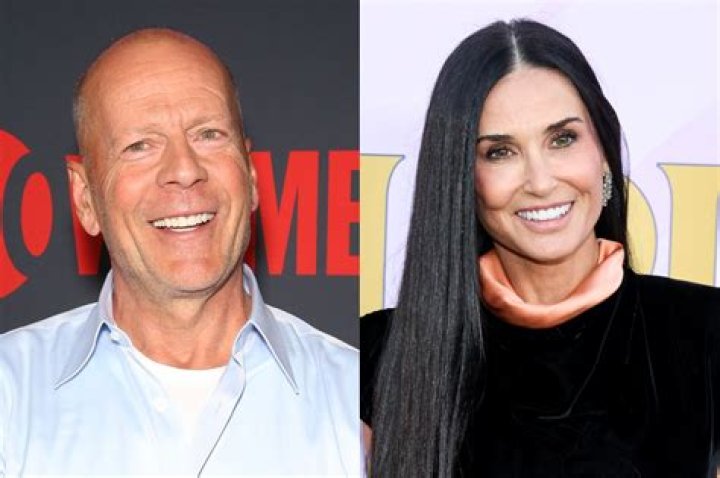 Demi Moore wished her ex Bruce Willis a happy father's day by posting a sweet family photo