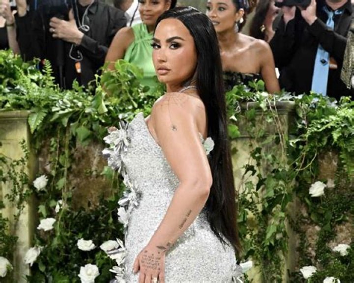 Demi previously flaunted the ring as she gushed about her husband-to-be