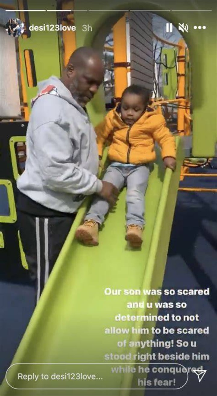 Desiree Lindstrom shared touching videos of DMX with their son Exodus