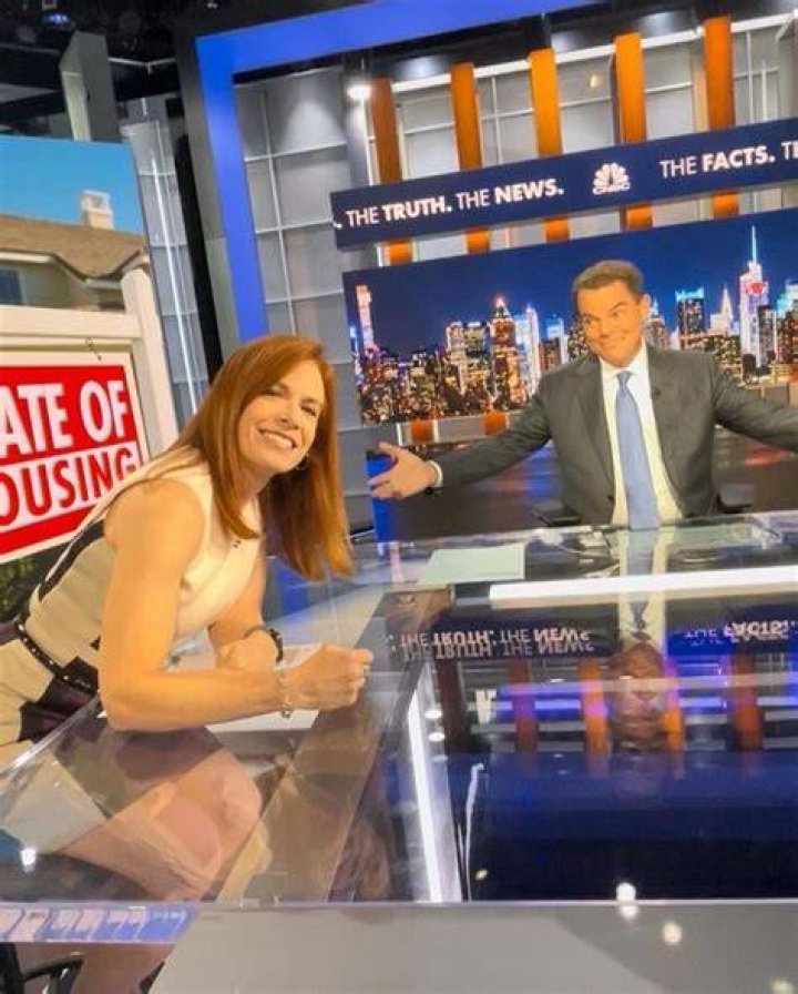 Diana Olick with Shepard Smith in an Instagram post from September 7, 2022
