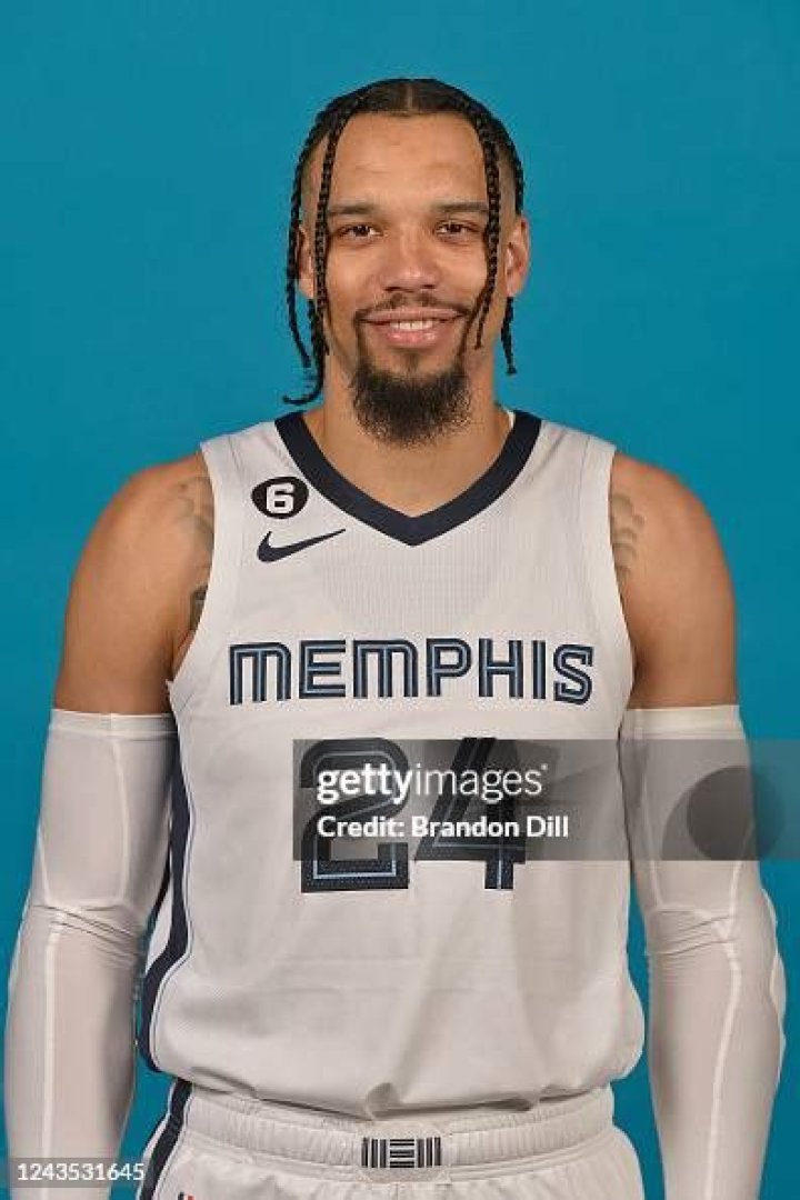 Dillon Brooks of the Memphis Grizzlies playing defense against LeBron James of the Los Angeles Lakers during Round One Game Three of the 2023 NBA Playoffs on April 22, 2023