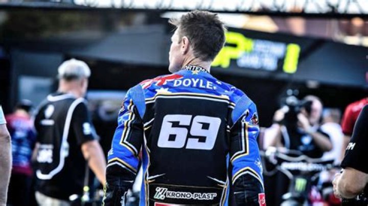 Doyle, seen racing in the Kellogg's City Centre night race, Nottingham, emerged as one of Britain's biggest names in cycling