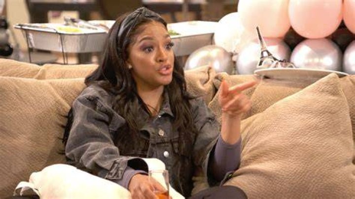 Drew looked bemused as LaToya said there was 'something going on' between the pair