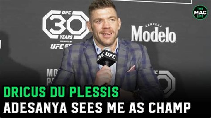 Dricus Du Plessis sees himself winning UFC gold with a stoppage win over Sean Strickland