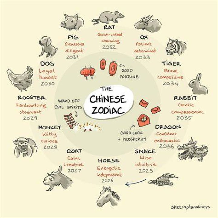 Each animal in the Chinese zodiac has a few complementary matches 
