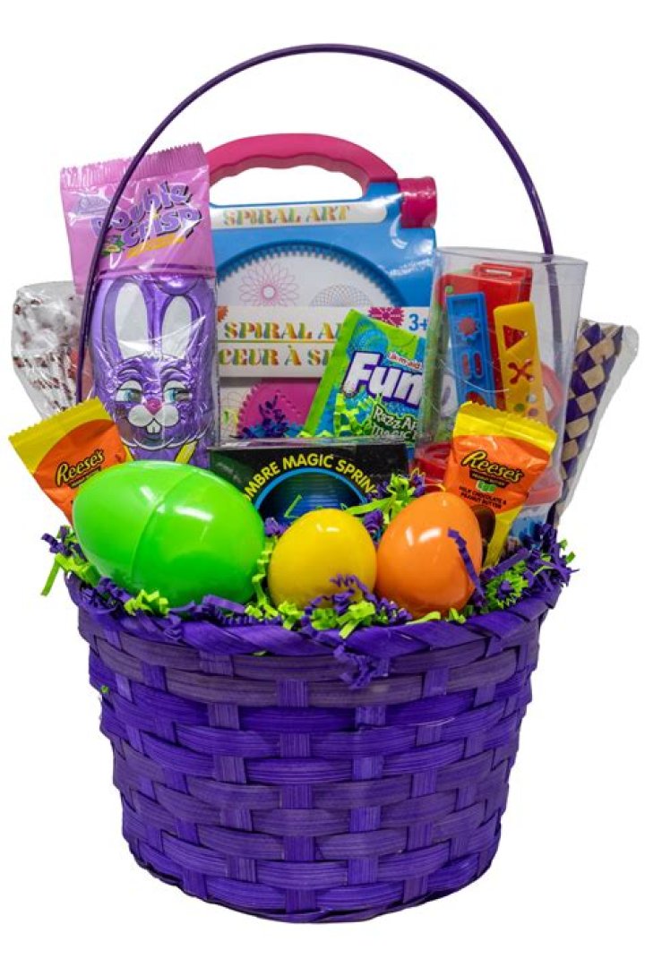 Easter Candy Basket for Kids ~Chocolate -Candy -Play Pack Activity -Great Gift for Girls - Premade Easter Basket