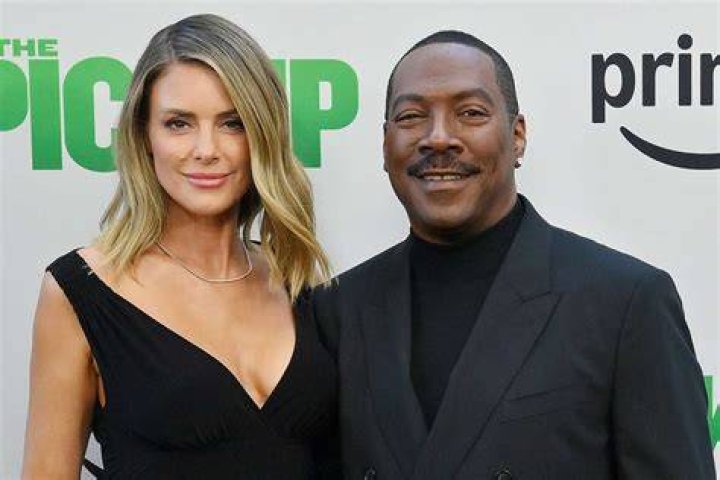 Eddie Murphy with his wife Nicole
