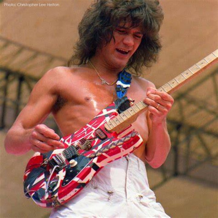 Eddie Van Halen with his wife Janie Liszewski