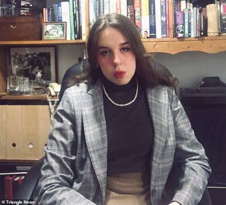 Elizabeth Heverin, 19, was banned after another student complained about her