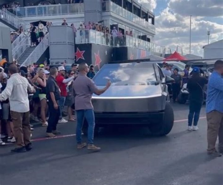 Elon was spotted getting the baby into a car